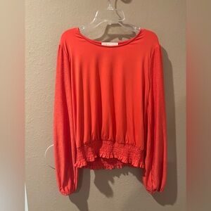 Michael Michael Kors EUC Orange Blouse